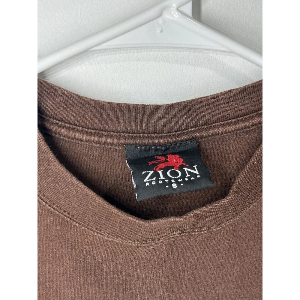 Vintage Y2k Zion 2004 Marvin Gaye Double Sided Portrait T Shirt Brown - Small - Picture 3 of 6